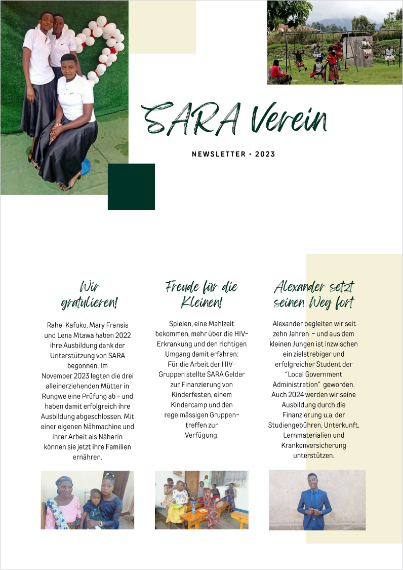 SARA Newsletter 2023 - 01